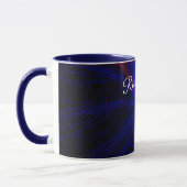 Accented Triangle Geometric Coffee Mug Mok (Links)