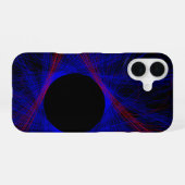 Accented Triangle Geometric iPhone 16 Case Hoesje (Achterkant horizontaal)