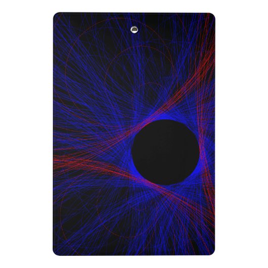 Accented Triangle Geometric Mini Clipboard Klembord (Achterkant)