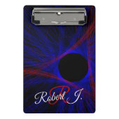 Accented Triangle Geometric Mini Clipboard Klembord (Voorkant)