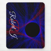 Accented Triangle Geometric Mouse Pad Muismat (Voorkant)