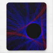 Accented Triangle Geometric Mouse Pad Muismat (Voorkant)