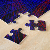 Accented Triangle Geometric Puzzle Legpuzzel (Zijkant)