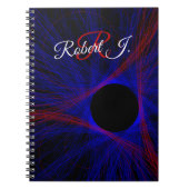 Accented Triangle Geometric Spiral Notebook Notitieboek (Voorkant)