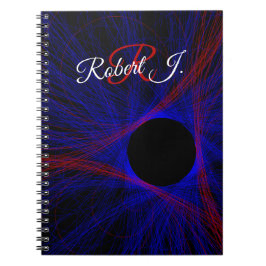 Accented Triangle Geometric Spiral Notebook Notitieboek