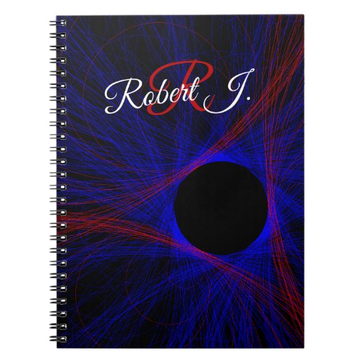 Accented Triangle Geometric Spiral Notebook Notitieboek (Voorkant)