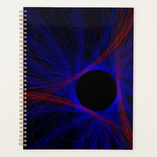 Accented Triangle Geometric Spiral Planner (Voorkant)