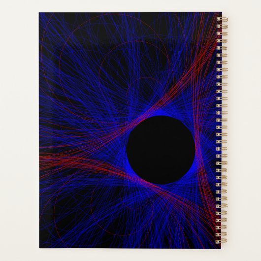 Accented Triangle Geometric Spiral Planner (Achterkant)