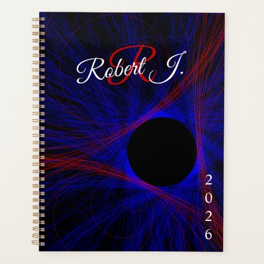 Accented Triangle Geometric Spiral Planner (Voorkant)