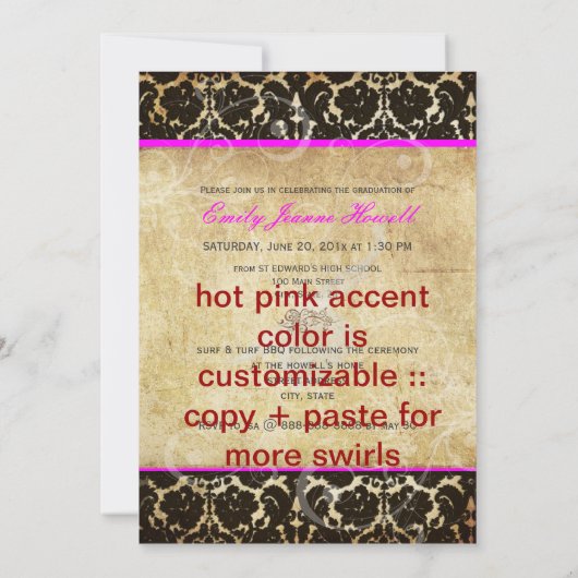 accentkleur, 2010 Afstuderen Partij Kaart (Achterkant)