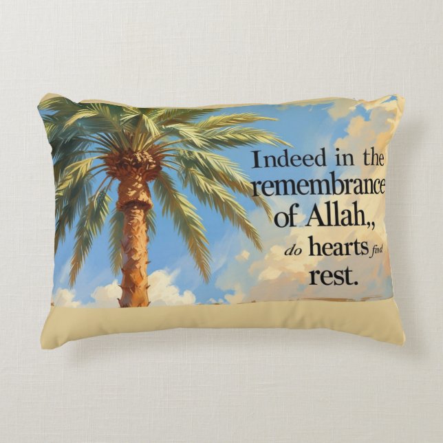 Accentkussen - Islamitische palmboomkussen Accent Kussen (Voorkant)
