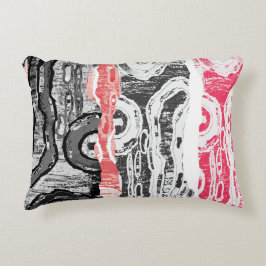 Accentkussen – Wrijvingslanden Abstract ontwerp Accent Kussen