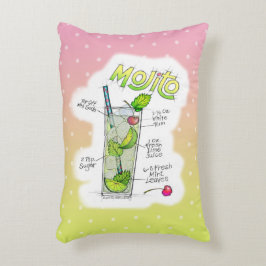 ACCENTKUSSENS - MOJITO RECEPT COCKTAIL KUNST DECORATIEF KUSSEN