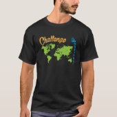 Accept a Travelling Challenge with a World Map T-shirt (Voorkant)