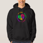 Accept Adapt Advocate Autism Awareness Autistic Mo Hoodie (Voorkant)