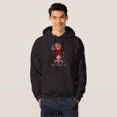 Accept Understand Love Gnome Valentine Autism Awar Hoodie (Voorkant volledig)