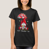 Accept Understand Love Gnome Valentine Autism Awar T-shirt (Voorkant)