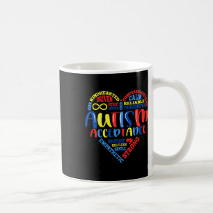 Acceptatie Autism Awareness Month Support Puzzle P Koffiemok