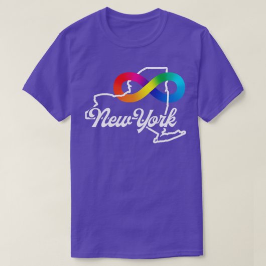 Acceptatie Autism New York T-shirt (Design voorkant)