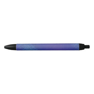 Acceptatie Blauwe Indigo Paarse Shibori Patroon Zwarte Inkt Pen