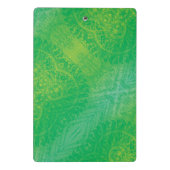 Acceptatie | Geel Groen Blauw Boho Medaillons Mini Klembord (Achterkant)