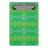 Acceptatie | Geel Groen Blauw Boho Medaillons Mini Klembord (Voorkant)