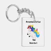 Acceptatie Is Cool Sleutelhanger (Voorkant Links)