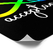 Acceptatie Oneindigheid Wapenautisme Bewustmakings Poster (Hoek)