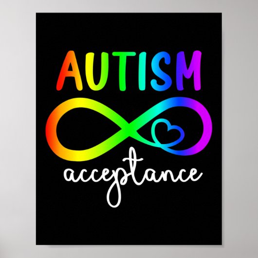 Acceptatie Oneindigheid Wapenautisme Bewustmakings Poster (Voorkant)