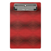 Acceptatie | Rode Eclectische Boho Patroon Mini Klembord (Voorkant)