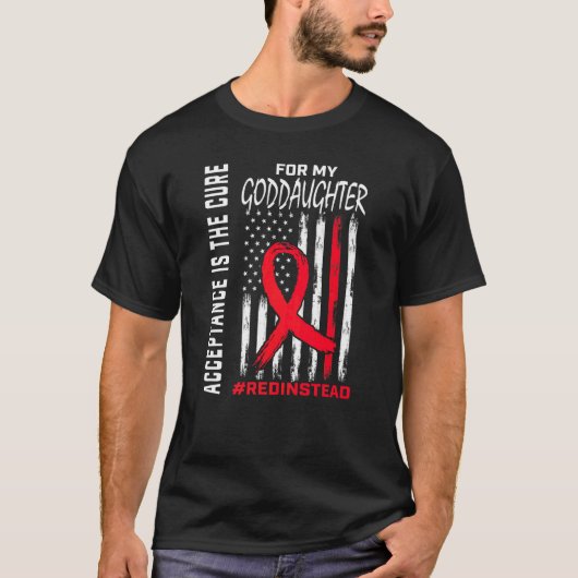 Acceptatie Roodinplaats Rood In Plaats Autisme Pee T-shirt (Voorkant)