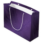 Acceptatie | Violet Eclectisch Boho Patroon  Groot Cadeauzakje (Achterkant Gekanteld)