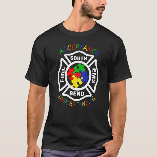 Acceptatie Vuur Zuid Ems Bocht Begrip Puzzel T-shirt (Voorkant)