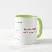 Acceptatiecriteria voor gebruikersartikelen, mok m (Voorkant rechts)