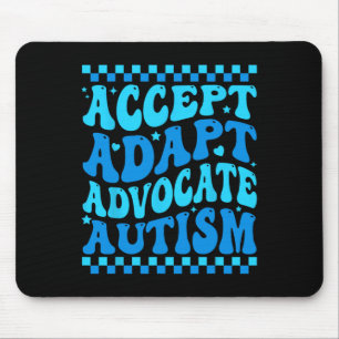 Accepteer Aanpas Advocaat Autisme Bewustzijn Maand Muismat