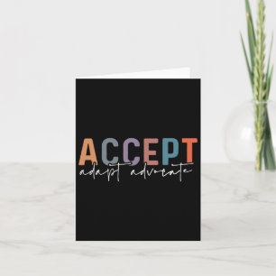 Accepteer Adapt Advocate Speciaal Onderwijs Docent Kaart