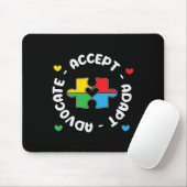 Accepteer Advocaat Pas Aan Ondersteun Autisme Bewu Muismat (Met muis)
