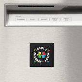 Accepteer Advocate Adapt Support Autism Awareness  Magneet (Insitu (Vaatwasser))