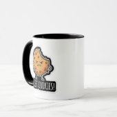 Accepteer Cookies Grappige Tech Stunt Boze Koek Mo Mok (Voorkant links)