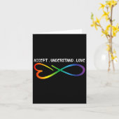 Accepteer de idee van liefdesneurodiversiteit Infi Kaart (Gele Bloem)