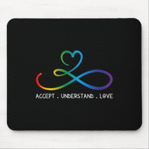 Accepteer de idee van liefdesneurodiversiteit Infi Muismat