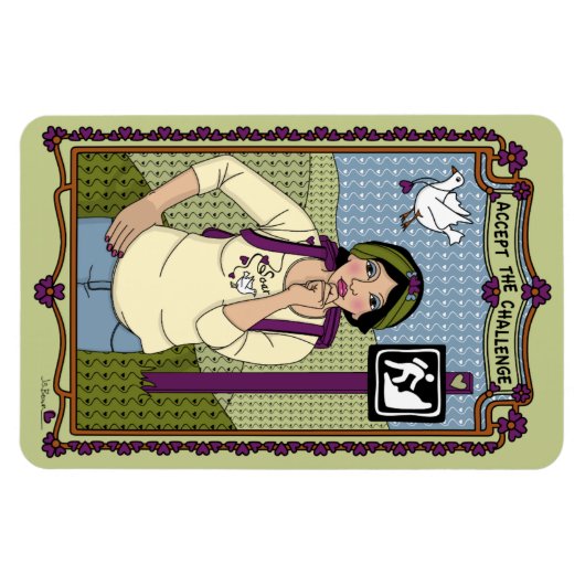 Accepteer de uitdaging_A_4x6 koeler Magnet Magneet (Horizontaal)