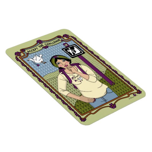 Accepteer de uitdaging_A_4x6 koeler Magnet Magneet (Rechterzijde)