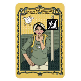 Accepteer de uitdaging_C_4x6 koelkast Magnet Magneet