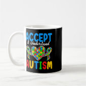 Accepteer en begrijp autisme dag koffiemok (Links)