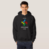 Accepteer het begrip 'liefdesautisme' dag van het  hoodie (Voorkant volledig)