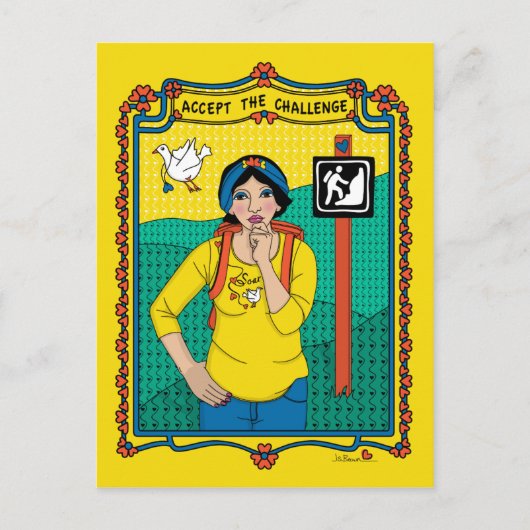 Accepteer het Briefkaart Challenge_B_ (Voorkant)