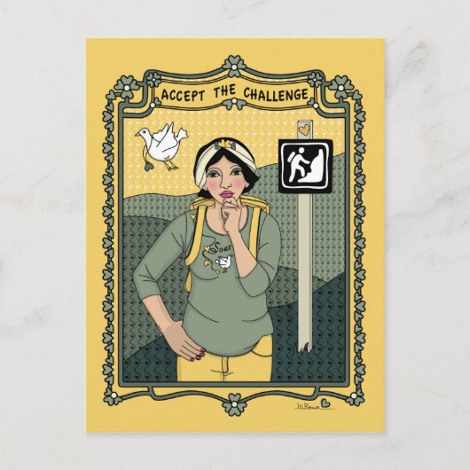 Accepteer het Briefkaart Challenge_C_ (Voorkant)