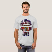 Accepteer het leven als T-shirt (Voorkant volledig)