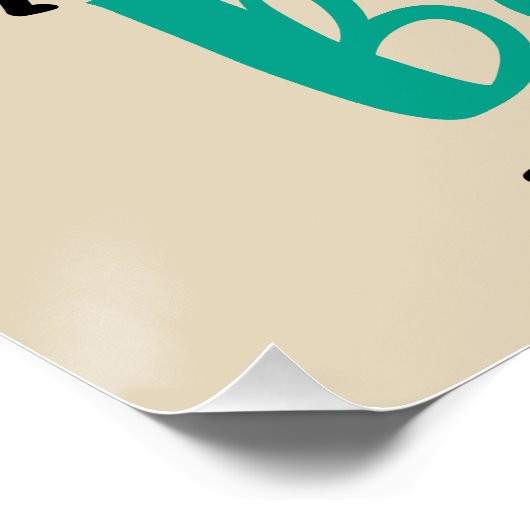 Accepteer het Poster Typografie geloven (Hoek)